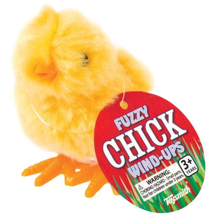 Toysmith Fuzzy Chick Wind Up Toy Plastic 2031